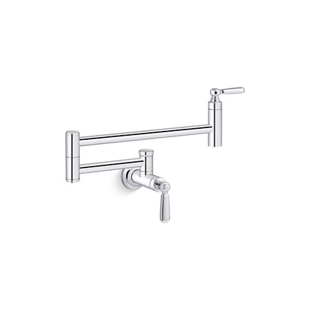 Kohler Wall-Mount Pot Filler in Polished Chrome 28359-CP